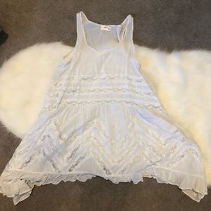 Free People Intimately Voile and Lace Trapeze Slip